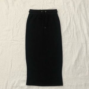Nasty Gal | Black Midi Skirt
